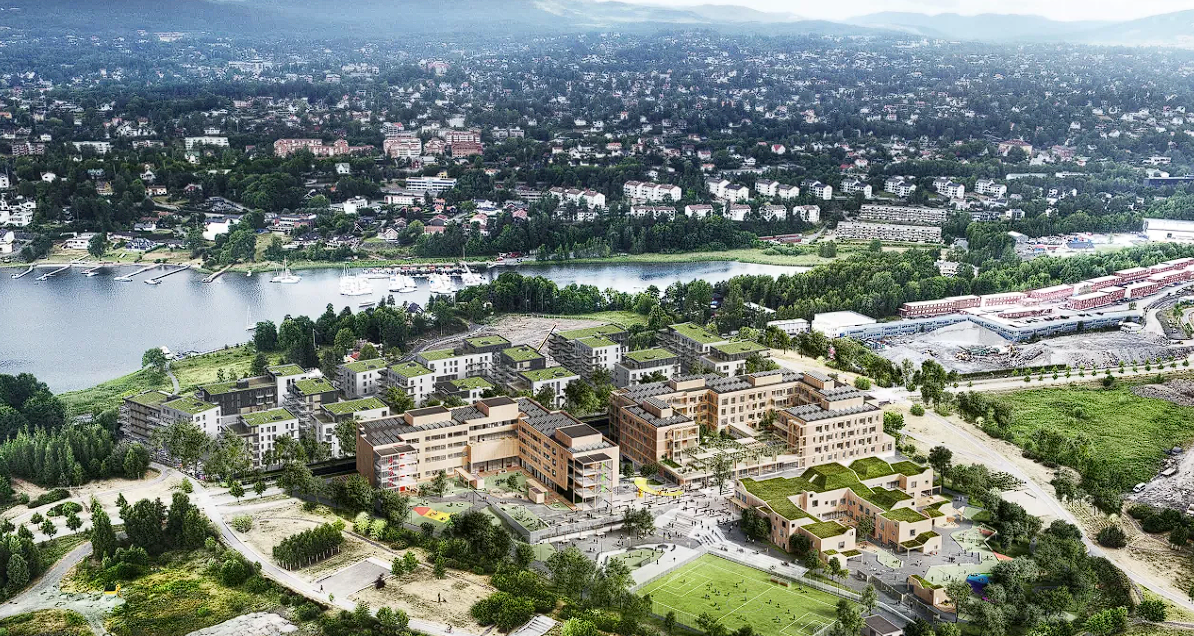 Fornebu-halvøya og Oksenøya